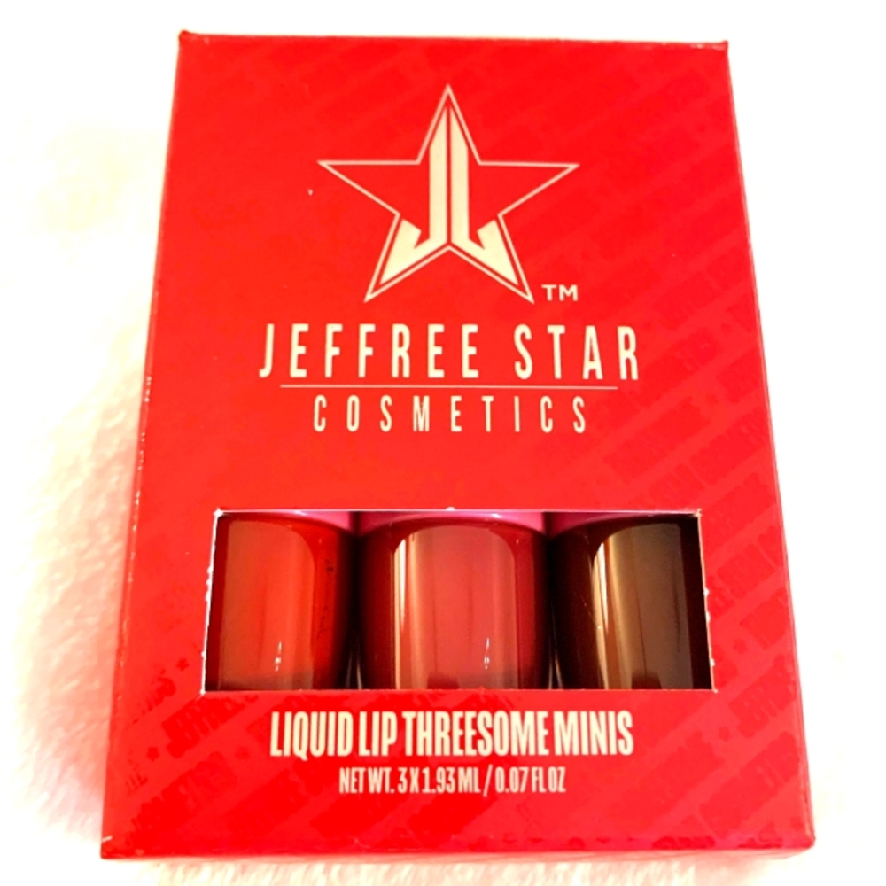 NEW IN BOX Jeffree Star Cosmetics Liquid Lip THREESOME MINIS ☆ DISCONTINUED